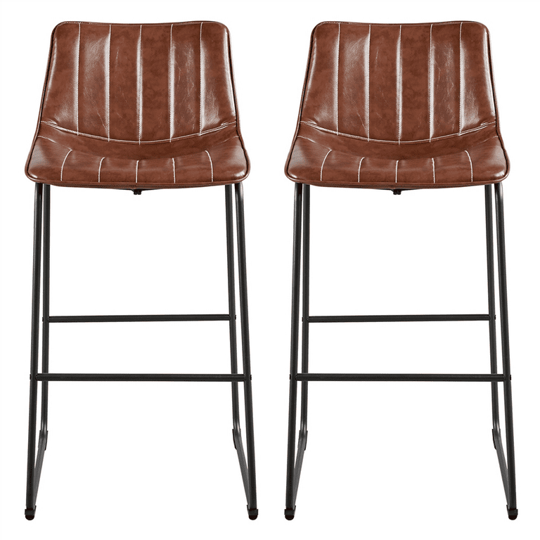 Torcello bar stool tan best sale pu leather