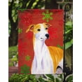thumbnail image 3 of Carolines Treasures LH9328GF 11 x 15 Po. Drapeau de Noël Whippet Flocons de Neige Rouges et Verts - Taille Jardin, 3 of 3