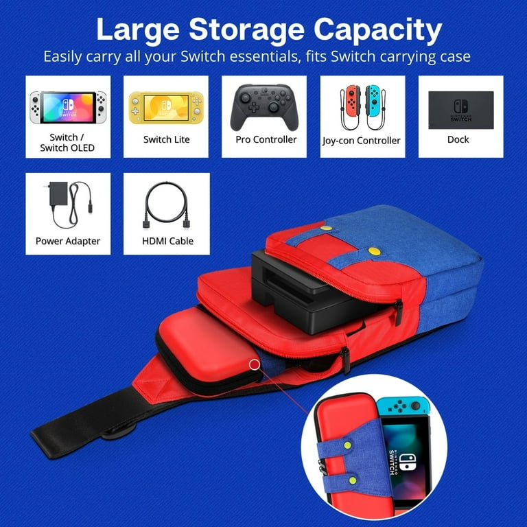 Switch Bag, Travel Bag Compatible with Nintendo Switch / Switch