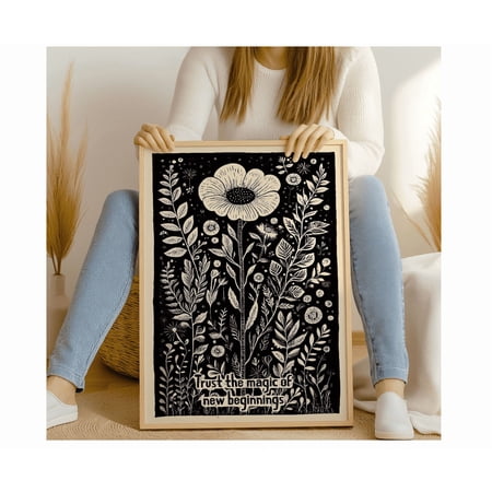 Gratitude Happiness Inspirational Poster Home Decor Office Wall Art Living Room Decor Paper Poster Only