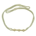 thumbnail image 3 of Beautiful Rope Curtain and Drapery Holdback Embellished with Glass Beads Tieback, 26" Spread (66cm), 3/16" (0.5cm) Thick # RTB9920BEADED,, Cream Ivory #A2 (Ivory / Cream) Set of 4, 3 of 8
