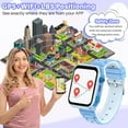 thumbnail image 3 of SHANNA 4G Smart Watch for Kids, GPS Tracker Watch, 2- Way Calling, Camera, SOS, WiFi, Touch Screen Kids Phone Watch for 4-12 Boys Girls Gifts, Blue, 3 of 9