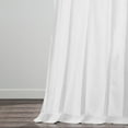 thumbnail image 3 of Whisper White Solid Cotton Pleated Curtain (1 Panel), Whisper White, 25W X 108L, 3 of 5