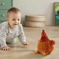 thumbnail image 4 of Chicken Plush Toy Coffee Animal Stuffed Animal Soft Feathers 9.84 Inches Chicken Plush Toy Coffee Animal Stuffed Animal Soft Feathers 9.84 Inches Toyeng a Stuffed Hen, 4 of 8