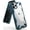 Space Blue, variant on Ringke Fusion-X Case Compatible with iPhone 11 Pro Max, Transparent Hard Back Shockproof Advanced Bumper Cover - Stripe Black