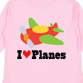 thumbnail image 4 of Inktastic I Love Planes Cute Airplane Boys or Girls Long Sleeve Toddler T-Shirt, 4 of 5