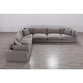 thumbnail image 3 of Roundhill Furniture Rivas Contemporary 6-Piece Sectional Sofa - Graphite, 3 of 7