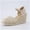 Natural, variant on Cushionaire Flora Platform Espadrilles for Women, Dressy Wedge Closed Toe Sandals with Ankle Strap and Cushioned Footbed