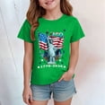 thumbnail image 2 of CAICJ98 250 Anniversary USA Shirt Boys Girls 4th of July Shirts Toddler Patriotic American Flag Tees Kids Memorial Day USA T-Shirts (Green,9-10 Years), 2 of 4
