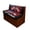 American Flag, variant on POLERO Camper Cushion Covers Stretch Comfortable, Compatible with RV Couch RV Dinette Cushion Covers(Gothic Skull Damask Print) 2 Pieces