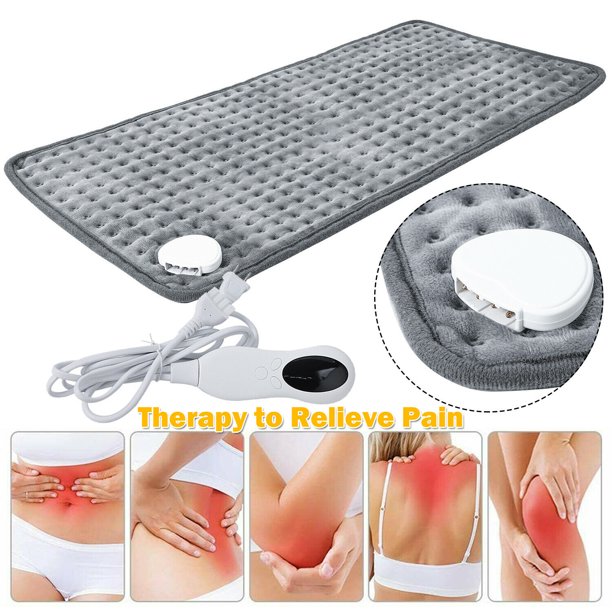 Extra Large Electric Heating Pad for Back Pain and Cramps Relief 12X24
