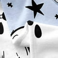 thumbnail image 5 of Cartoon Ghost Bat Throw Blanket Twin 60x80 Happy Halloween Hand Drawn Style Fleece Blanket for Kids Boys Girls Teens Cute Wild Animal Stars Graffiti Flannel Blanket for Bedroom Sofa, 5 of 6
