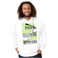thumbnail image 5 of Brooklyn Bridge New York Graffiti Hoodie Sweatshirt Women Men Brisco Brands M, 5 of 6