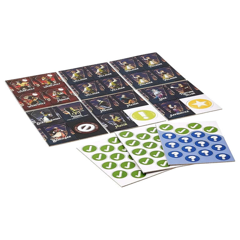 Werewords Gioco Di Carte Party - Indovinare Parole Con Lupo Mannaro E Veggente - 4-10 Giocatori, 10 Minuti, Età 8+ - Edizione Inglese