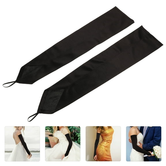 Fingerless Satin Opera Gloves Elegant Women Long Elbow Long Gloves Bridal Satin Gloves For Weddings Evening Parties And Formal Events