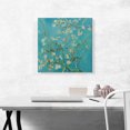 thumbnail image 2 of ARTCANVAS Branches with Almond Blossom - Teal Square 1890 Canvas Art Print by Vincent Van Gogh - Size: 18" x 18" (1.50" Deep), 2 of 9