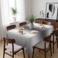 thumbnail image 6 of Gray White Ombre Table Cloth Waterproof Tablecloths, Abstract Art Modern Grey Gradient Tablecloth Dining Table Cover for Kitchen Party Tabletop Outdoor, Rectangle Tablecloth 60x84 Inch, 6 of 9