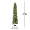 thumbnail image 3 of Holiday Time Shelton 7' Pre-Lit Cashmere Pencil Fir Christmas Tree - Green, 3 of 5