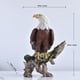 thumbnail image 3 of Cateissary Decoración de águila de resina con significado simbólico para exhibición, ya sea colocada sobre la , estatua de águila americana Suministros de cerámica y alfarería dos, 3 of 6