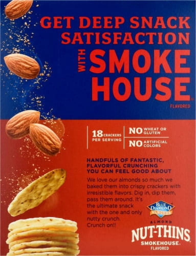 Blue Diamond Smokehouse Nut-Thins Crackers - 4.25 oz