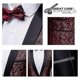 thumbnail image 5 of Traje de esmoquin jacquard para hombre, corte entallado, de dos piezas, para boda, fiesta y graduación, s202412241253, 5 of 5