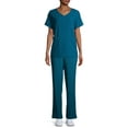 thumbnail image 7 of ClimateRight by Cuddl Duds Short Sleeve V-Neck Scrub Top (Women's ), 7 of 7