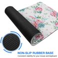 thumbnail image 6 of Long Mouse Pads for Desk,Pioneer Flower Floral Print Pattern Desk Mats on Top Of Desks, Desk Mouse Pad Extra Large with 3mm Non-Slip Base and Stitched Edge for Gaming,Office,Work,Home 31.5"x11.8", 6 of 6