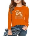 thumbnail image 2 of Blusas y camisas de cuello redondo y manga larga para niños Camisas estampadas de manga larga para Acción de Gracias Camisas lindas de cuello redondo Blusas casuales elegantes Ropa Camisas de cuello r, 2 of 5