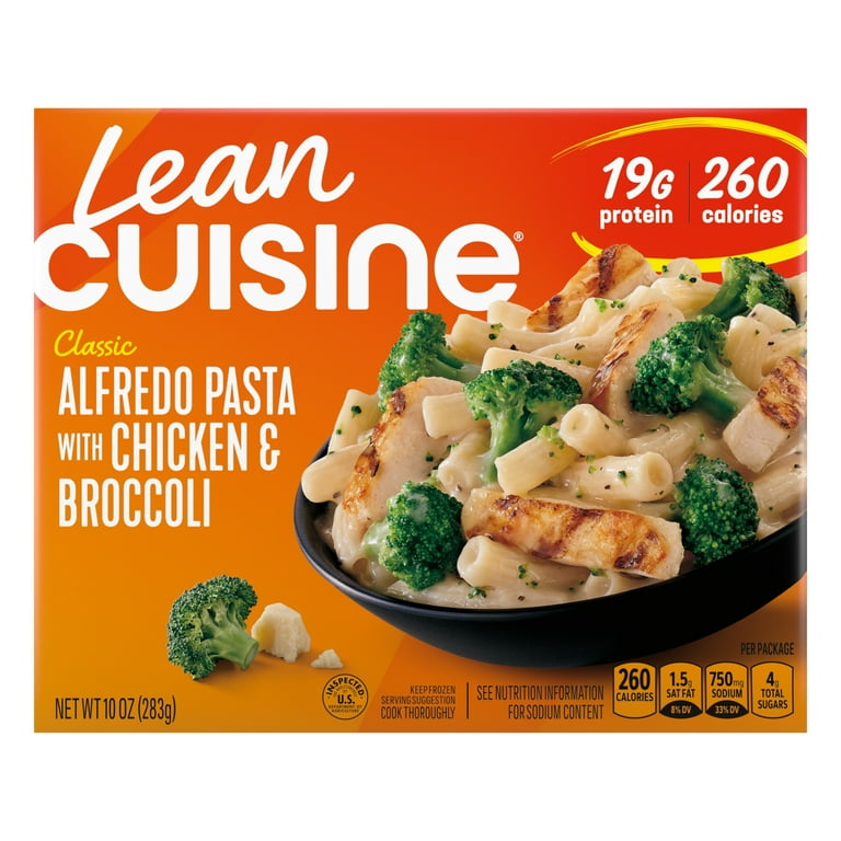 Lean Cuisine Chicken Alfredo Pasta with Broccoli Microwave Meals