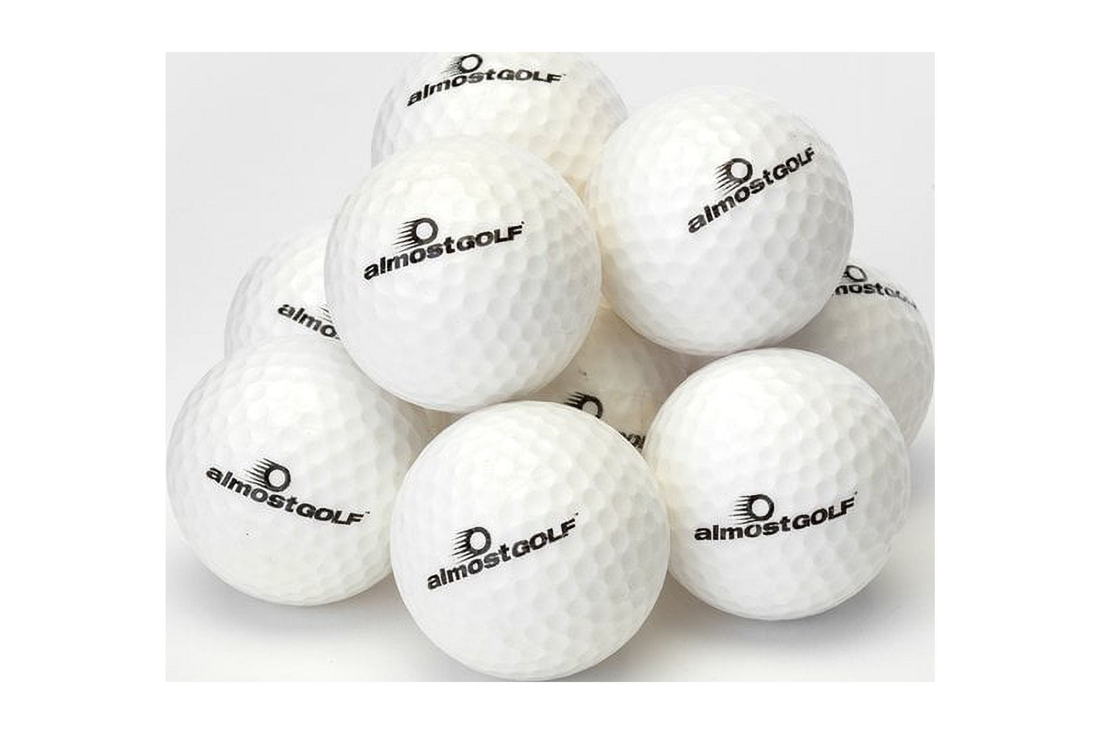 AlmostGolf Limited Flight Practice Golf Balls - 36 Pack - White