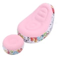thumbnail image 1 of Inflatable Couch, Inflatable Lounger Chair Portable Soft Waterproofing Flocking  for Outdoor Camping Pink, 1 of 7