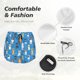 thumbnail image 4 of Balery Cute Dogs Pantalones cortos deportivos para mujer con forro y dos bolsillos, elásticos, para entrenamiento, gimnasio, yoga-X-Large, 4 of 7