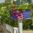 thumbnail image 4 of Clearance Hangs under $5,American Flag Patriotic Mailbox Cover Independence Day Mailbox Cover Mailbox Package Postal Mailbox Cover Decoration Home Outdoor Garden, 4 of 6