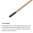 thumbnail image 4 of 20pcs 7mmx355mm(0.28"x14") Carbon Arc Air Gouging Rods Copper Graphite Coated Gouging Electrode Rods, 4 of 6