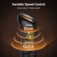 thumbnail image 2 of Espumador de leche eléctrico recargable con velocidad variable y batidor doble desmontable con pantalla de potencia y carga USB-C para latte cappuccino matcha y batidos de proteínas, 2 of 7
