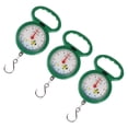 thumbnail image 1 of unbranded 3pcs Spring Scales Green Plastic for Home Use Travel Fishing, 1 of 5