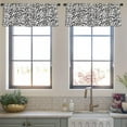 thumbnail image 3 of LALILO Kitchen Curtain Valance Tropical Birds Parrots Wings Rod Pocket Window Curtain 52"x 18" Set of 2, 3 of 5