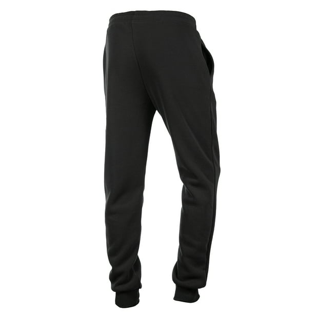 Men's Fleece Lined Jogger Draw String Sweat Pants Running Active Sports ...