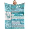 thumbnail image 1 of LHSHID Gifts for Mom from Daughter Son Blanket Flannel Soft and Comfortable Anti static Bed Sofa Blanket 60x80in, 1 of 5