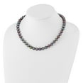 thumbnail image 2 of Primal Silver Sterling Silver Rhodium-plated 9-10mm Black Freshwater Cultured Pearl Necklace, 2 of 4