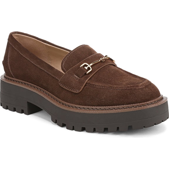Sam Edelman Women's Lea Platform Loafer Mustang Brown 8.5M