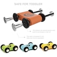 thumbnail image 2 of Juguetes para niños pequeños de 1 a 2 años, regalos para niños y niñas, pista de carreras de madera, rampa para coche, corredor con 4 Mini coches BANYUO Electrónica, 2 of 4