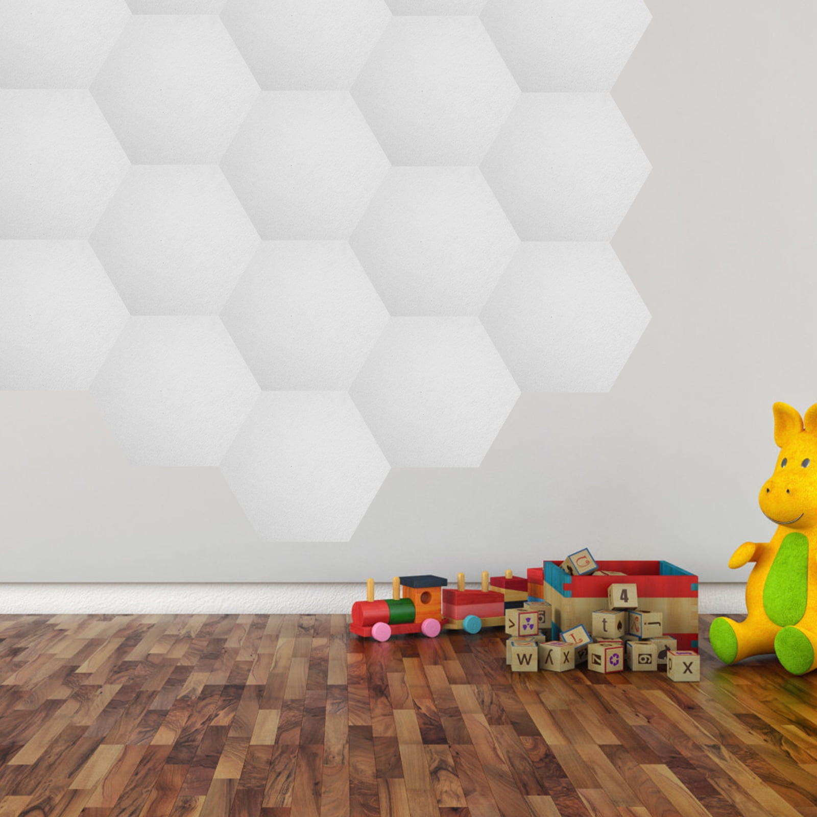 6-Pack Acoustic Soundproofing Panels for Walls and Floors, Noise Reduction and Sound Absorption