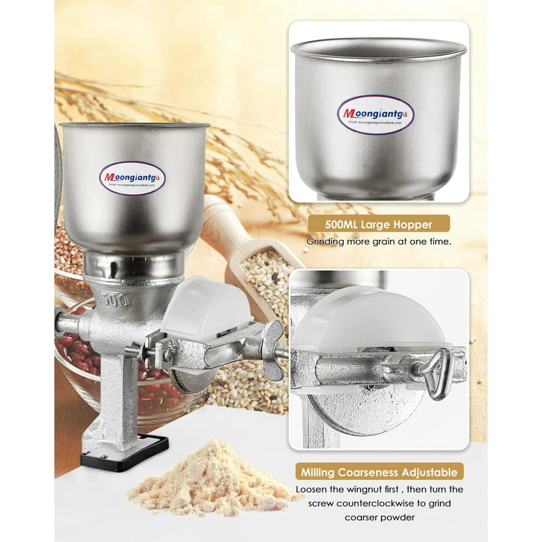 Moongiantgo Grain Mill Grinder Electric 300g Commercial Spice