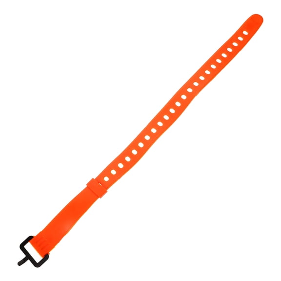 WEUVEB Orange Outdoor Rubber Strap with Buckle for Secure Travel, Camping Gear Fastening and Quick Equipment Fixing