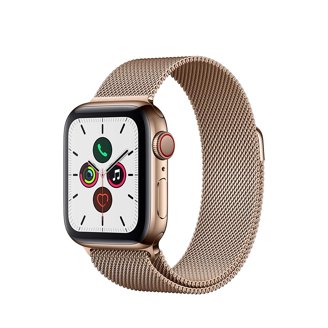 Apple Watch Series 8, Cellular, 41mm Gold Stainless Steel  display picture 3