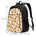 thumbnail image 5 of Pofeuu Hamburger Pizza Coke Print Storage Laptop Backpack with USB Charging Port[Water Resistant] College Computer Bookbag Fits, 5 of 7