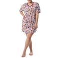 thumbnail image 6 of Wrangler Women's Short Sleeve V-Neck Sleepshirt, S-4X, 6 of 8