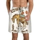 thumbnail image 1 of Balery Cowboy Up Vintage Wild West Traje de Baño Estilo Hawaiano para Hombre, Shorts de Secado Rápido con Bolsillos-Large, 1 of 6