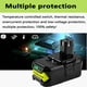 thumbnail image 4 of 6.0Ah para Batería de Iones de Litio de Repuesto Ryobi P108 de 18 V P108 P103 P104 P107 BPL1820 RB18L50 Batería de Herramientas Eléctricas., 4 of 8